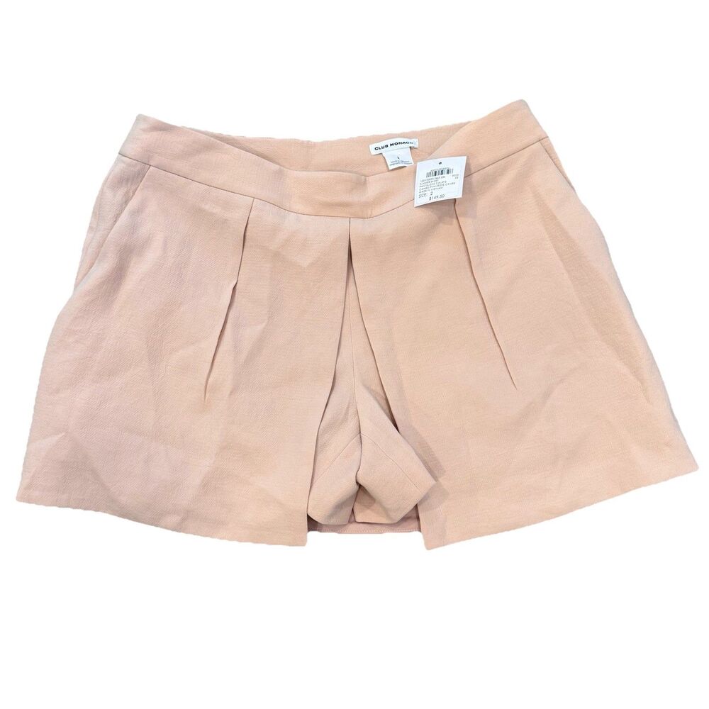 Club Monaco Summer Skort Mini Skirt Shorts Cameo Pink Rose Short 2 NWT $149